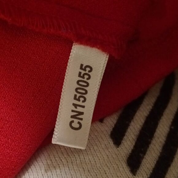 New York & Co Plus Size Red V-neck  Lace Strap Fit and Flare Dress Sz 20 - Picture 9 of 9